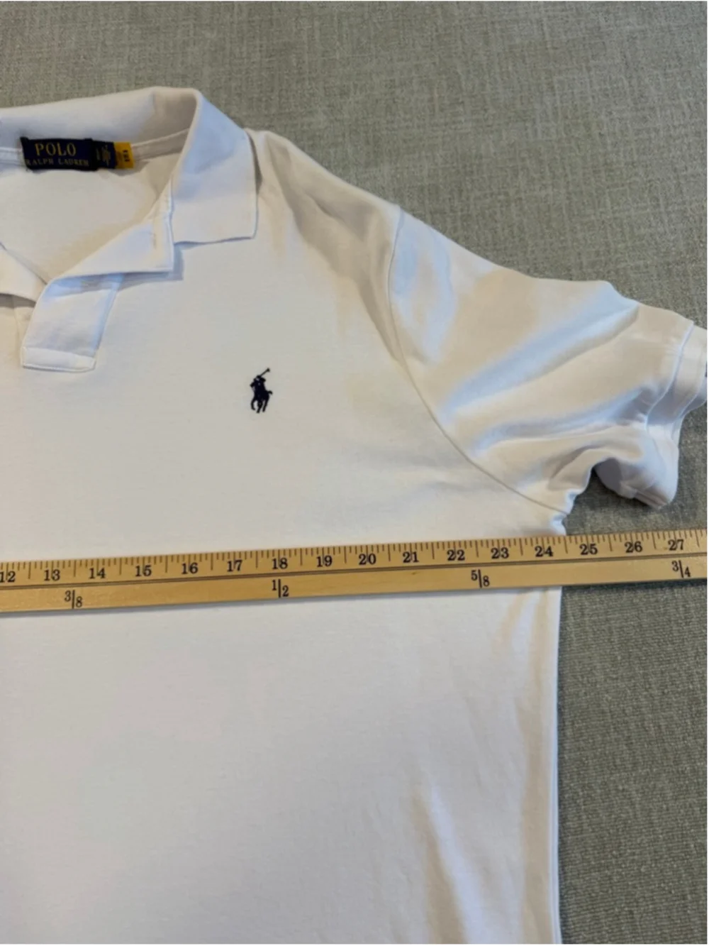 Polo Ralph Lauren white short sleeve polo shirt men’s size large